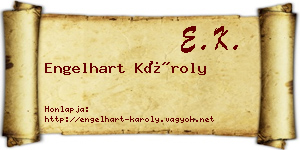 Engelhart Károly névjegykártya